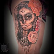 Statue of Liberty sleeve tattoo